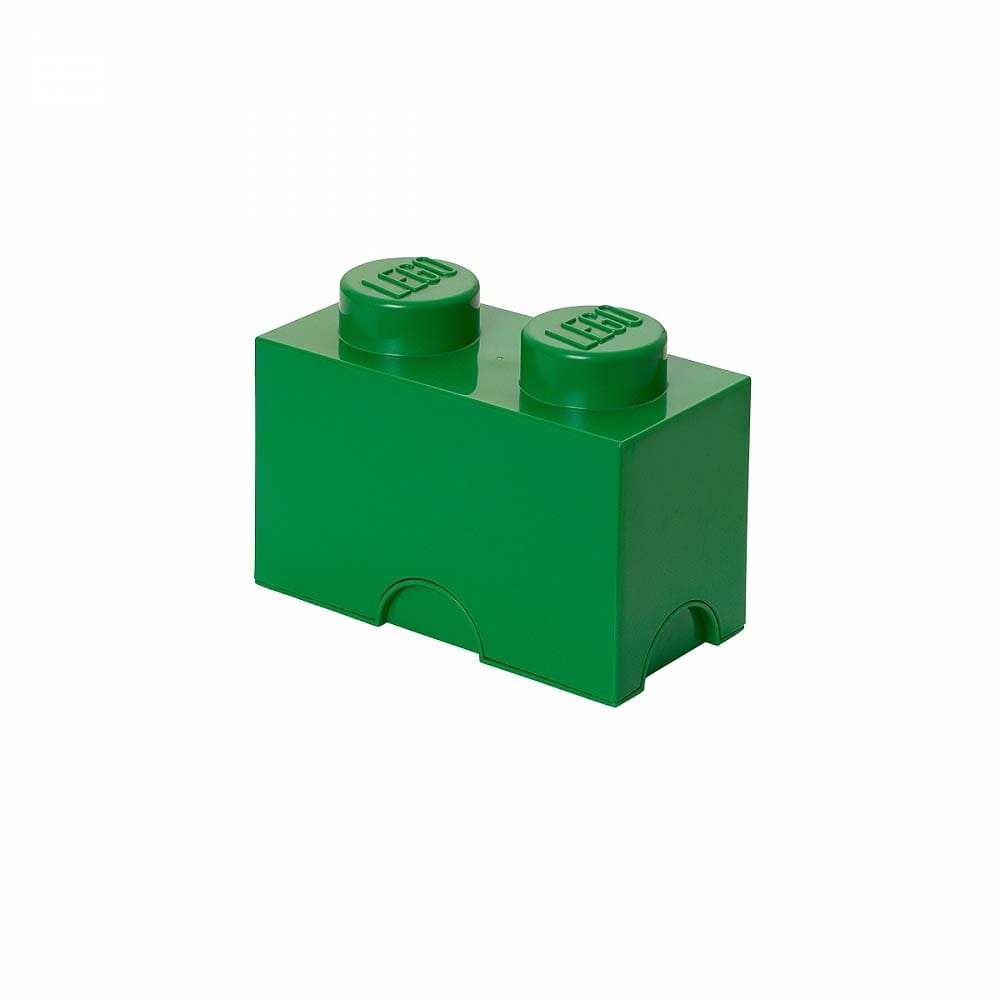 ＜トイザらス＞ レゴ LEGO ストレージボックス ブリック 2 ダークグリーン【レゴ LEGO 収納】【オンライン限定】