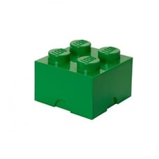 レゴ LEGO ストレージボックス ブリック 4 ダークグリーン【レゴ LEGO 収納】【オンライン限定】