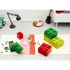 レゴ LEGO ストレージボックス ブリック 4 ダークグリーン【レゴ LEGO 収納】【オンライン限定】