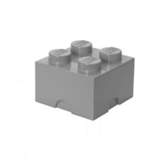 レゴ LEGO ストレージボックス ブリック 4 ストーングレー【レゴ LEGO 収納】【オンライン限定】【送料無料】