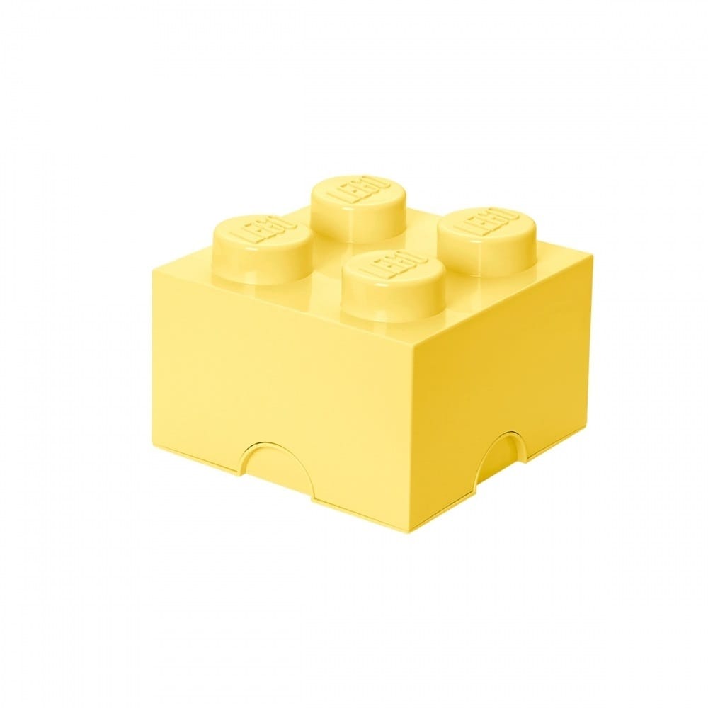 ＜トイザらス＞ レゴ LEGO ストレージボックス ブリック 4 クールイエロー【レゴ LEGO 収納】【オンライン限定】【送料無料】