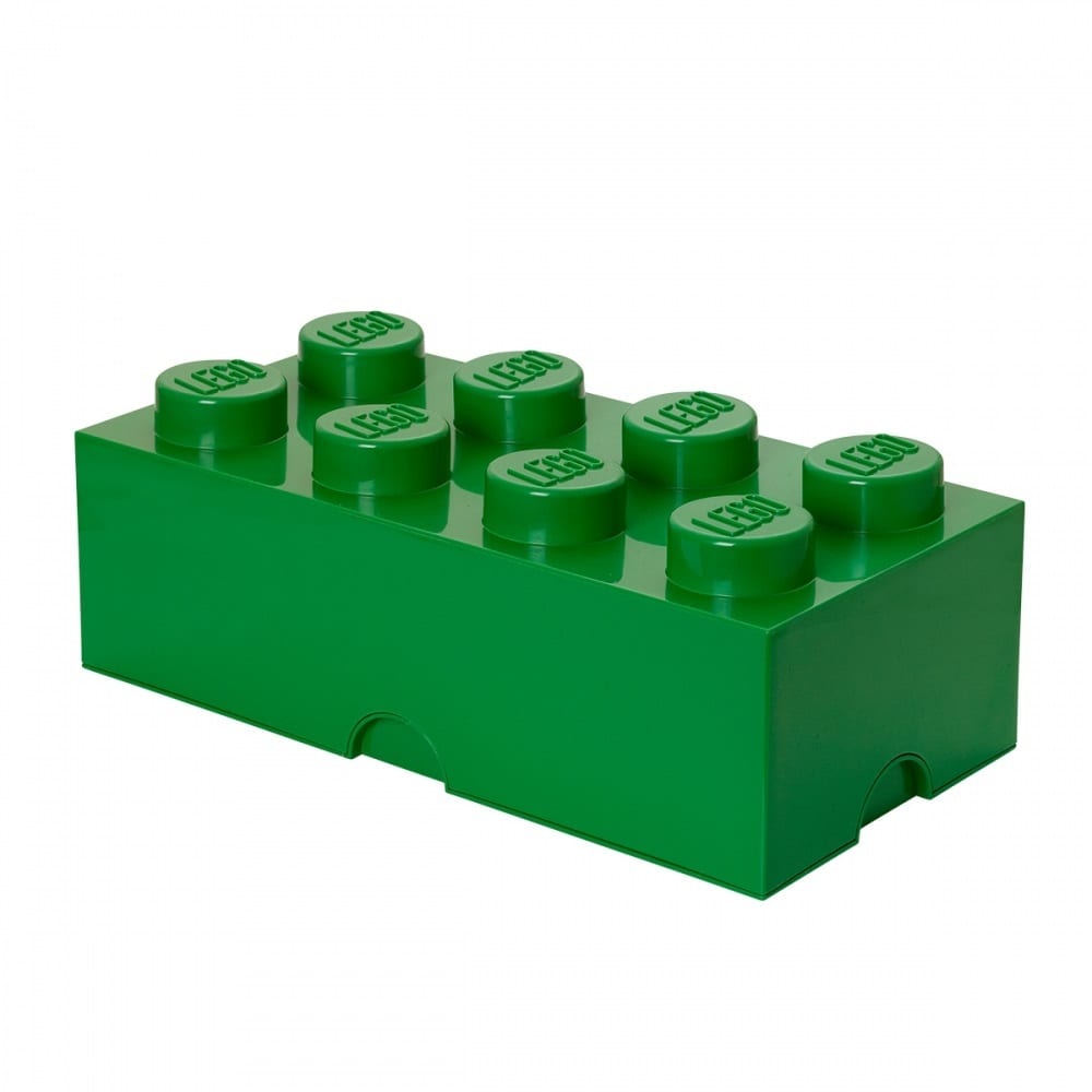 ＜トイザらス＞ レゴ LEGO ストレージボックス ブリック 8 ダークグリーン【レゴ LEGO 収納】【オンライン限定】【送料無料】