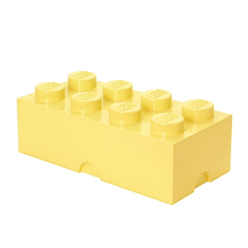 レゴ LEGO ストレージボックス ブリック 8 クールイエロー【レゴ LEGO 収納】【オンライン限定】【送料無料】