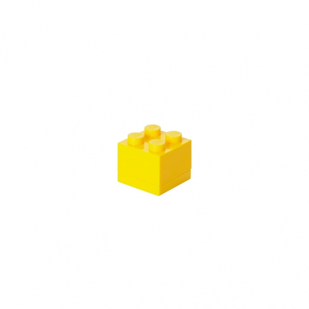 レゴ LEGO ミニボックス 4 イエロー【レゴ LEGO 収納】【オンライン限定】
