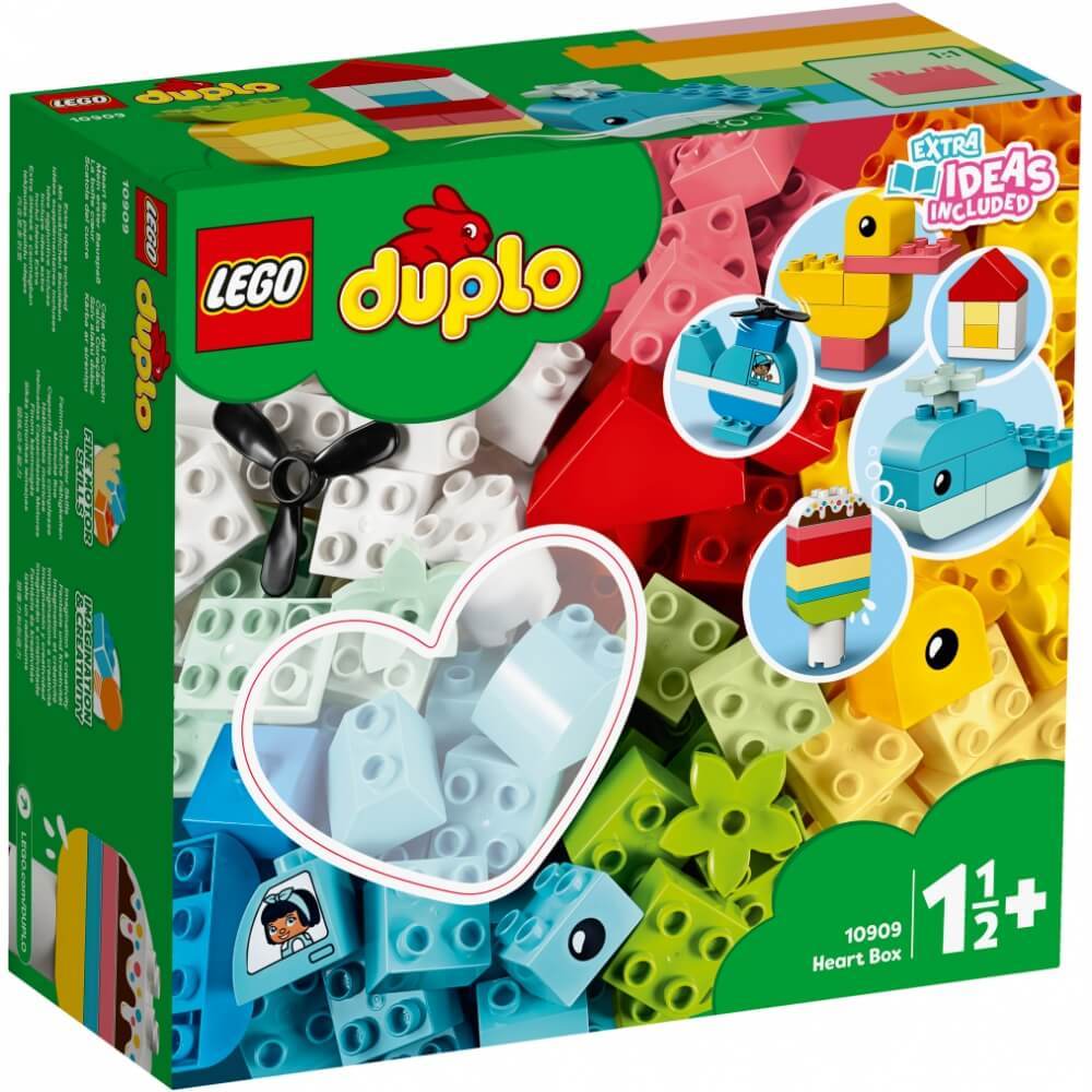 ＜トイザらス＞ レゴ LEGO デュプロ デュプロのいろいろアイデアボックス ハート 10909 おもちゃ ブロック プレゼント幼児 赤ちゃん 男の子 女の子 1歳半 ~