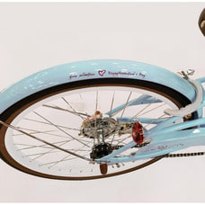 24インチ 身長125～140cm 子供用自転車 バレンタイン（パステルブルー） 女の子 トイザらス限定