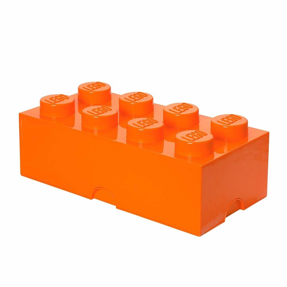 レゴ LEGO ストレージボックス ブリック 8 ブライトオレンジ【レゴ LEGO 収納】【オンライン限定】【送料無料】