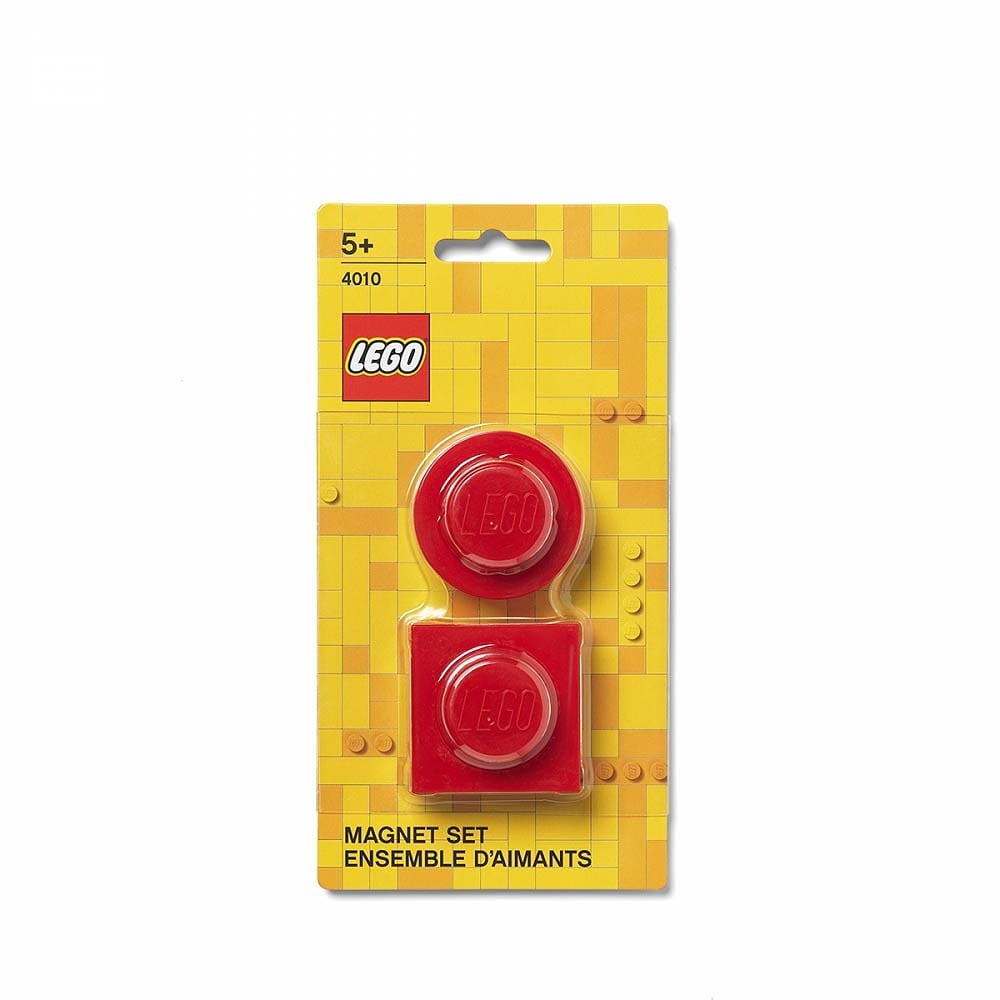 ＜トイザらス＞ レゴ LEGO マグネットセット ラウンド + スクエア レッド【レゴ LEGO 収納】【オンライン限定】画像