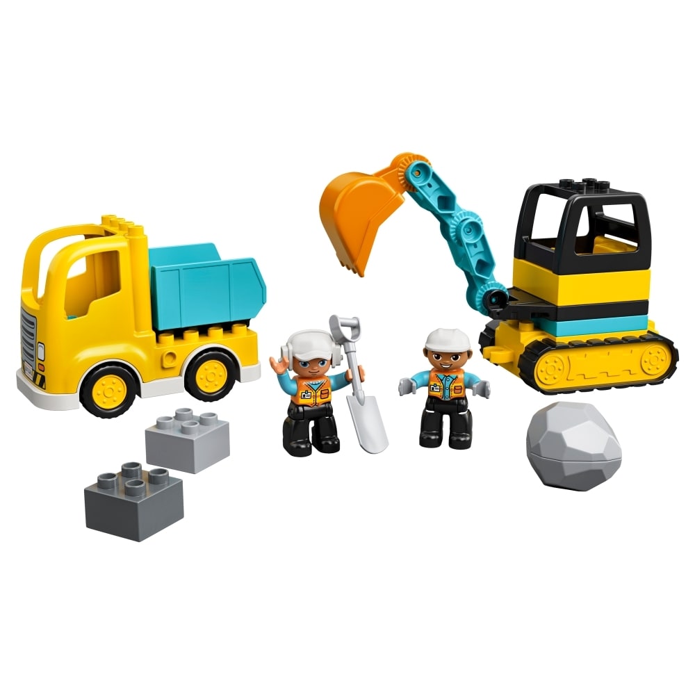  レゴ LEGO デュプロ 10931 トラックとショベルカー