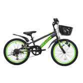 トイザらス限定 20インチ 子供用自転車 KENT X-フュージョン グレー/グリーン