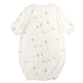 新生児2WAYドレス パイル リス&ウサギ (リス&ウサギ×50-60cm)