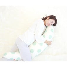 妊婦さんのための洗える抱き枕 ラージサイズ 天竺ニット フェザーグレー ＜日本製＞【送料無料】