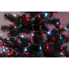 【クリスマス】200球 LEDライト レッド／ホワイト 10m 8パターン点灯 屋外 屋内 室内 コントローラー付き クリスマスツリー ACアダプター トイザらス限定【送料無料】