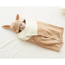 monpoke (モンポケ) イーブイ 巾着袋付きフード付きバスタオル【送料無料】