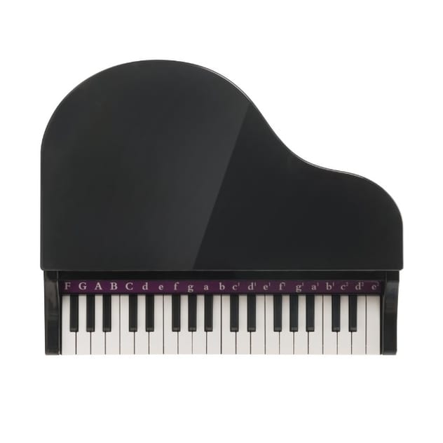 ピアノ ミニピアノ グランドピアノ ブラック 黒 マイク付き おもちゃ