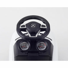 乗用玩具 メルセデスベンツ AMG GLE63  押手付（ホワイト）かじきり押手棒付き 乗れる車のおもちゃ ノナカワールド クラクション音 メロディ6曲【送料無料】