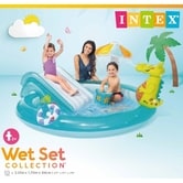 INTEX すべり台付きプール ゲイタープレイセンタープール 201×170×84cm 子供 家庭・・・