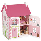トイザらス限定 木製ピンクの屋根のおしゃれなお家【送料無料】