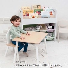 キッズテーブル＆チェア ナチュラルホワイト【送料無料】
