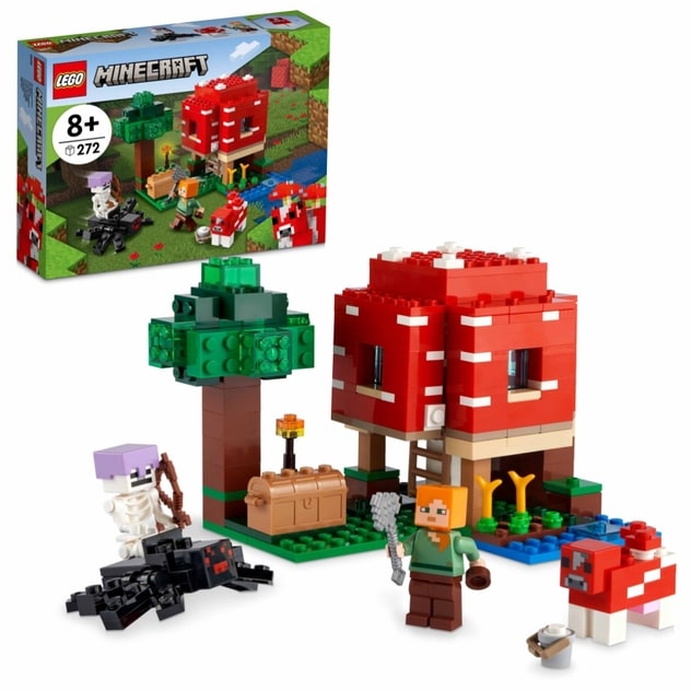 オンライン限定価格】レゴ LEGO マインクラフト 21179 キノコハウス