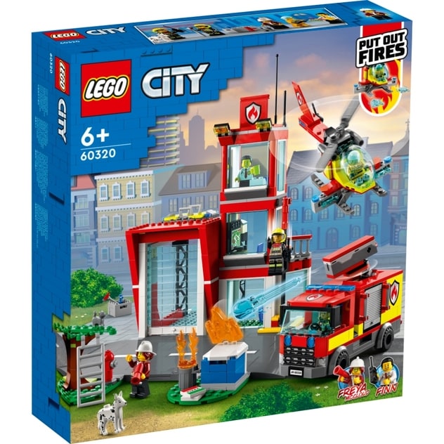 オンライン限定価格】レゴ LEGO シティ 60320 消防署【送料無料