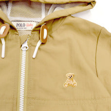 POLO BCS 長袖フード付きジャケット タスロン (ベージュ×80cm) ベビーザらス限定