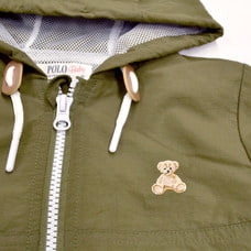POLO BCS 長袖フード付きジャケット タスロン (カーキ×80cm)