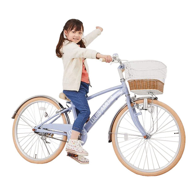 トイザらス限定 22インチ 身長1 135cm 子供用自転車 アミューズ ブルーグレー 女の子 トイザらス