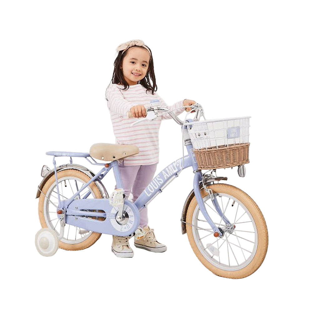 ＜トイザらス＞ 16インチ 身長100~110cm 子供用自転車 アミューズ（ブルーグレー） 女の子