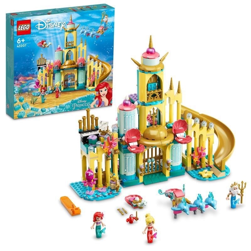 ＜トイザらス＞【オンライン限定価格】レゴ LEGO ディズニープリンセス 43207 アリエルの海のお城【送料無料】