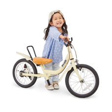 ケッターサイクル2 14インチ 身長90～120cm 子供用自転車（アイボリー）ピープル サポートハンドル プロテクター付き 男の子 女の子
