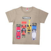 ベビーザらス限定 TOMICA トミカ 半袖Tシャツ(ベージュ×110cm)