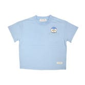 monpoke モンポケ 半袖Tシャツ ポケット付き ポッチャマ(サックス×90cm)