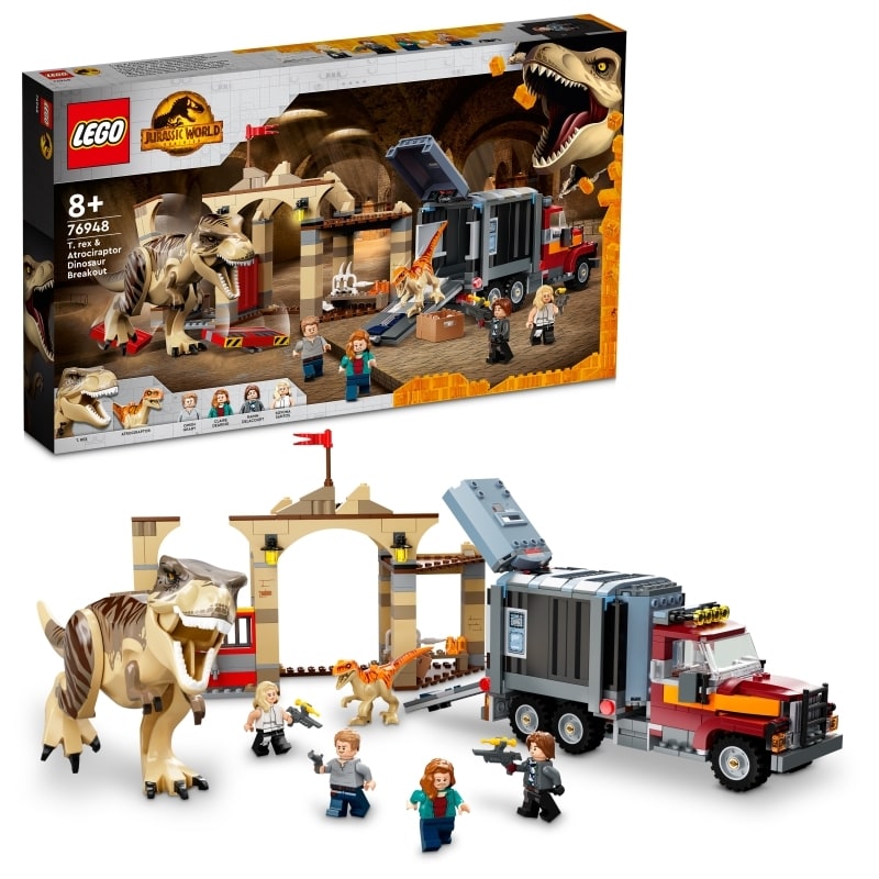  レゴ LEGO ジュラシック・ワールド 76948 T-レックスとアトロキラプトルの大脱走【送料無料】