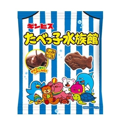 たべっ子水族館 5連 17g×5袋 ビスケット チョコレート お菓子 ギンビス