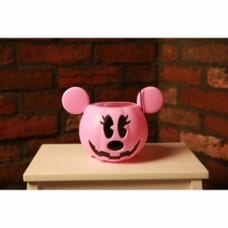 ハロウィンバケツ ディズニー かぼちゃバケツ 幅 19cm （ミニー）ピンク お菓子入れ 子供