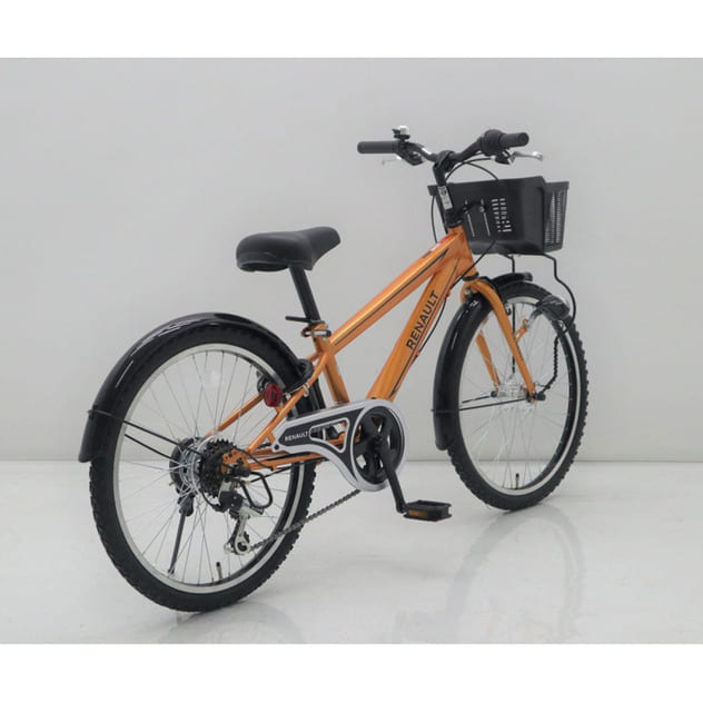22インチ 身長125cm～ 子供用自転車 ルノー ジュニア CTB226N-TZ（オレンジ） 男の子