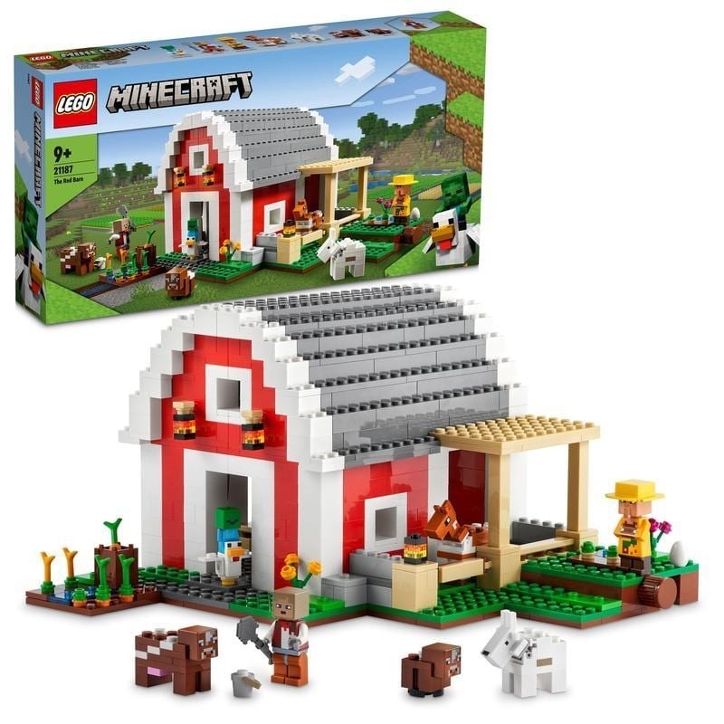 ＜トイザらス＞ レゴ LEGO マインクラフト 21187 赤い馬小屋【送料無料】