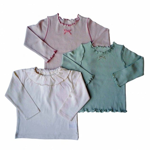 長袖Tシャツ 3枚組(シロ×90cm) | ベビーザらス