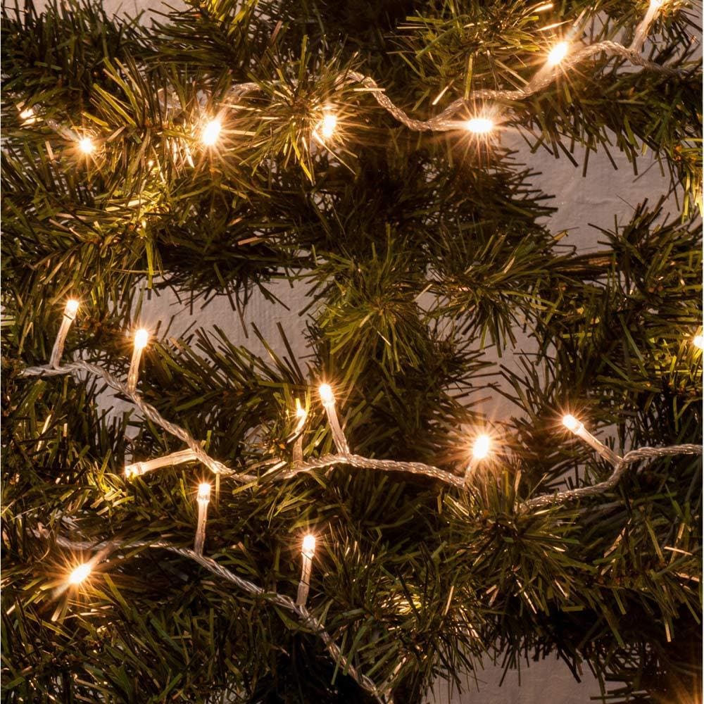 ＜トイザらス＞【クリスマス】100球 LEDライト（ダイヤモンドカット）ゴールド イルミネーションライト 4.9m 8パターン点灯 屋外 屋内 室内 コントローラー付き クリスマスツリー ACアダプター【送料無料】画像
