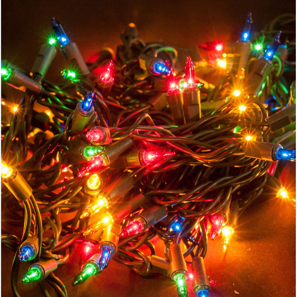 ＜トイザらス＞【クリスマス】200球 デコーレションライト カラー 17m 4パターン点灯 屋内 室内 クリスマスツリー ACアダプター【送料無料】