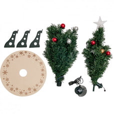 【クリスマスツリー】100cm 小さく分割ファイバーツリー 片付け 簡単 トイザらス限定【送料無料】