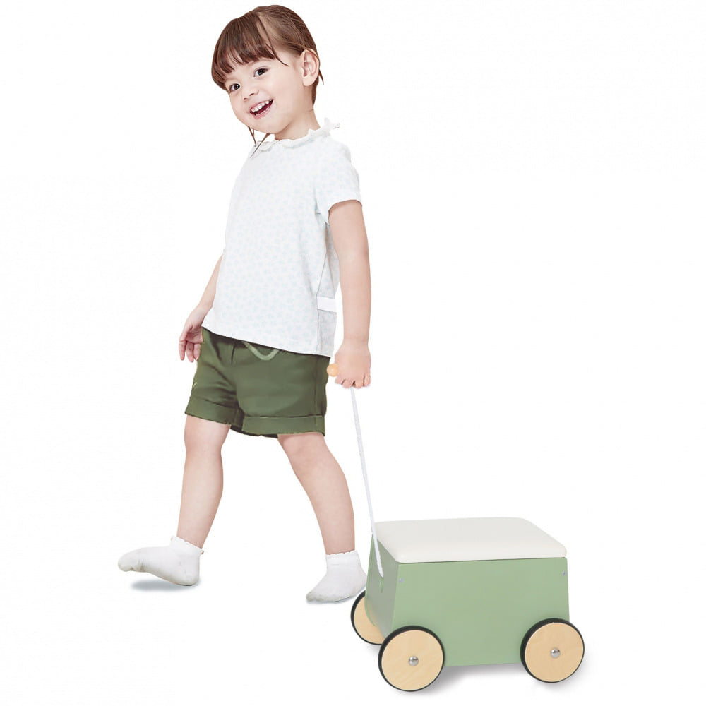 木製 ワゴンボックス 【おもちゃ収納 乗用玩具】 トイザらス限定【クリアランス】【送料無料】