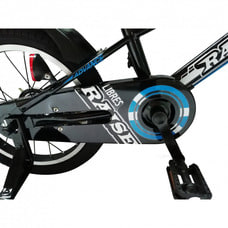 16インチ 身長90～105cm 子供用自転車 RAISE リブレス（ブラック/ブルー）補助輪 男の子 黒 かっこいい トイザらス限定