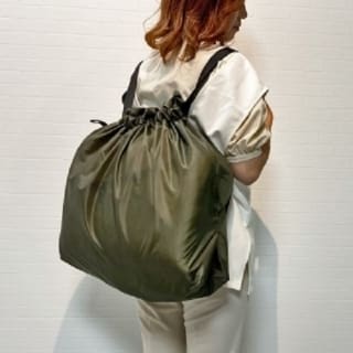 ＜トイザらス＞ 先輩ママと作った大容量 通園バッグ(カーキ×フリー)画像