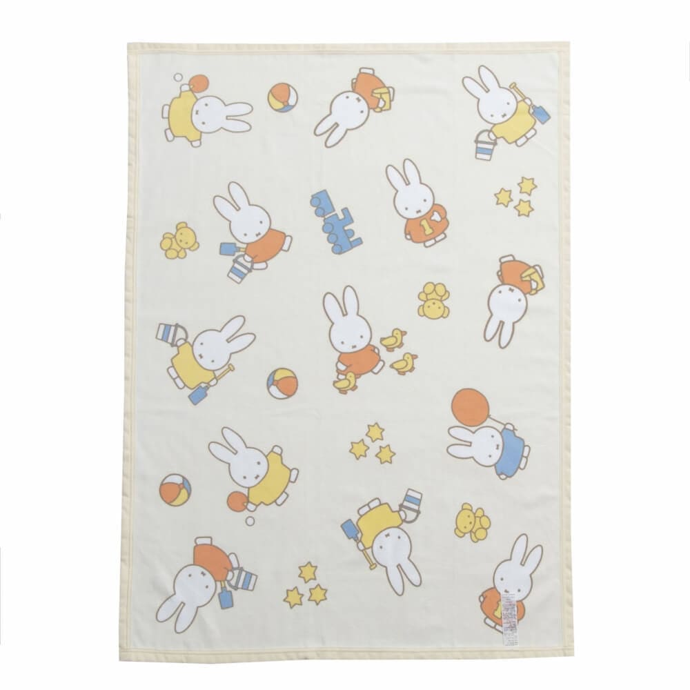 ＜トイザらス＞ ベビー綿毛布 ミッフィーとおもちゃ 日本製画像