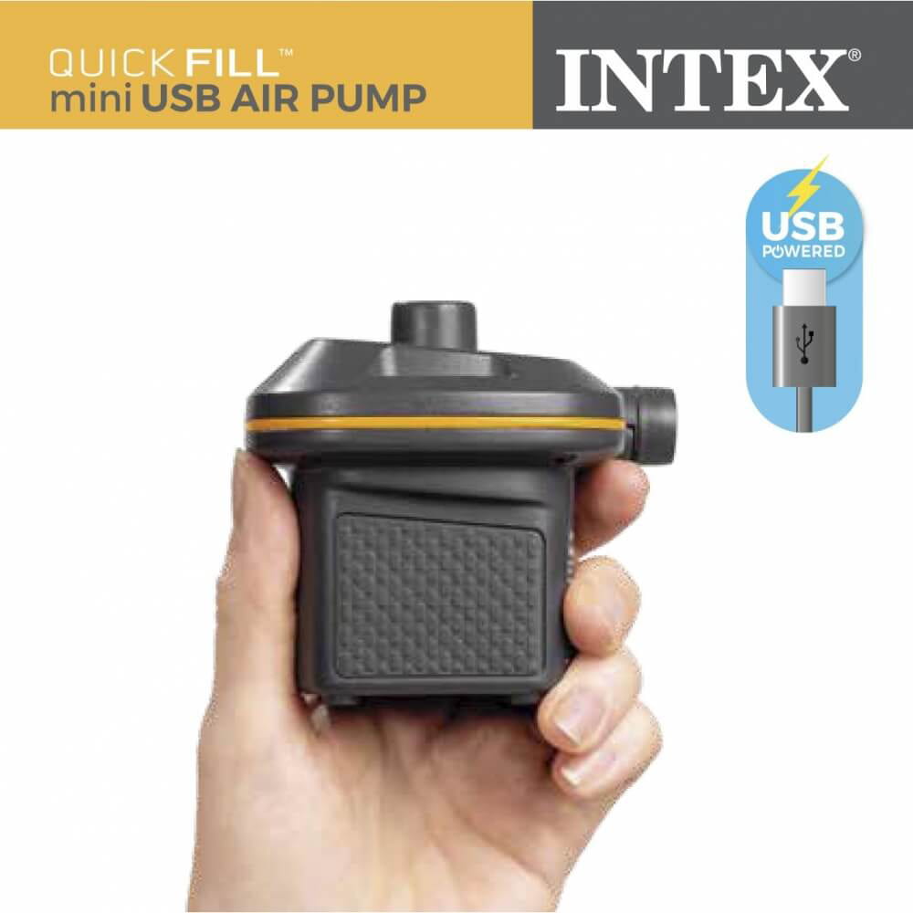  INTEX USB電動ポンプ （仕様：TYPE A USB）空気抜き機能付【プールポンプ】【プール 空気入れ 小型】