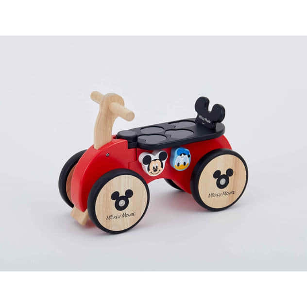 ミッキーマウスの車のおもちゃ