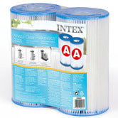 INTEX フィルターポンプ専用 替えカートリッジ 2個パック（本体別売り）【連合型番：28637・・・