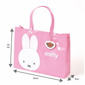 ミッフィー ビーチバッグ （高さ26×幅34cm）ピンク プールバッグ キッズ スイミングバッグ ・・・